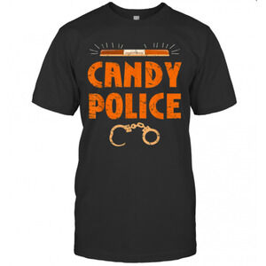 Costume Candy Police Fun Pumpkin Policeman Uniform T-Shirt